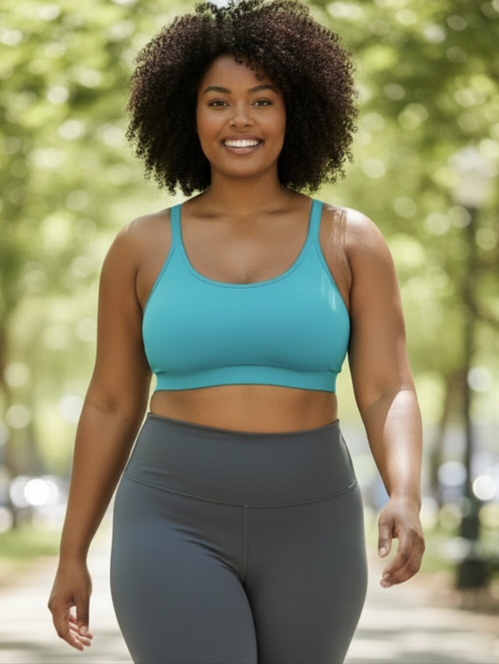OLD NAVY POWERSOFT Go Dry Sports Bra - TEAL